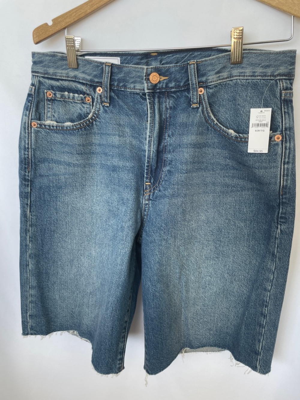 Gap Blue Denim Cotton Bermuda Shorts Size 29 Tall